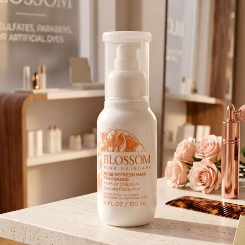 Blossom Pure Haircare Rose Refresh Hair Fragrance